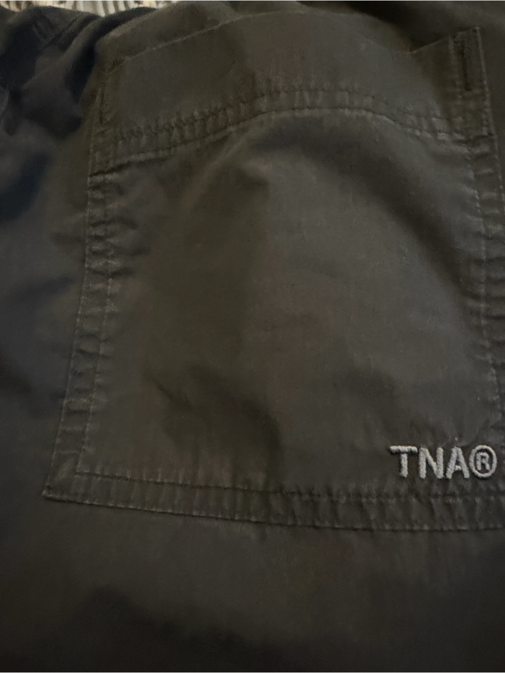 Aritzia Black Drawcord Cotton TNA Joggers - Picture 2 of 5